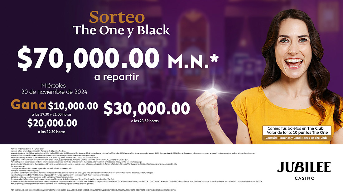 Sorteo The One y Black